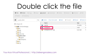 Double click the file
 