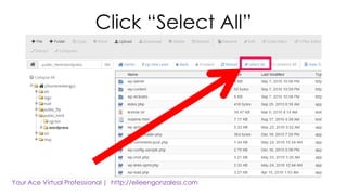 Click “Select All”
 
