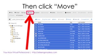 Then click “Move”
 