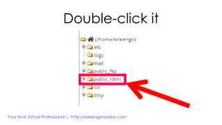 Double-click it
 