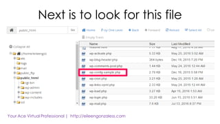 Next is to look for this file
 