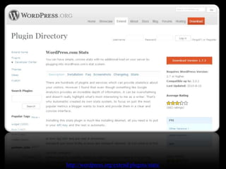 http://wordpress.org/extend/plugins/stats/
 