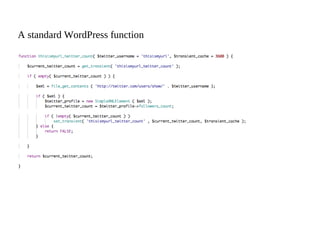 A standard WordPress function
 