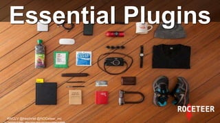 Essential Plugins
cc: Terminals & Gates - https://www.flickr.com/photos/69064104@N00
#WCLV @heathriel @ROCeteer_inc
 