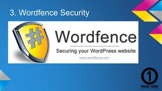 3. Wordfence Security 
 