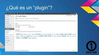 ¿Qué es un “plugin”? 
 