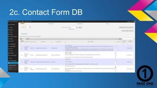 2c. Contact Form DB 
 