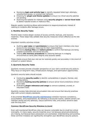WordPress Security Tips for E-commerce, Blogs & Enterprises | DOCX