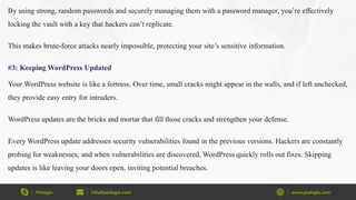 WordPress Security How to Secure Your Site from Hackers | PDF