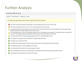 Further Analysis

‹#›

 