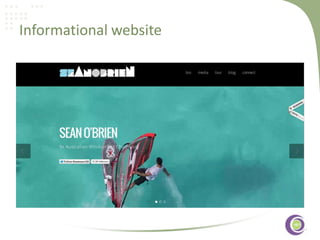 Informational website

‹#›

 