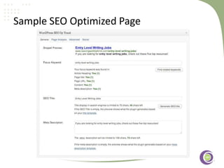 ‹#›
Sample SEO Optimized Page
 