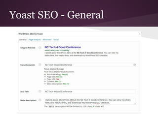Yoast SEO - General
 