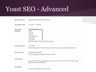 Yoast SEO - Advanced
 