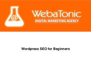 Wordpress SEO for Beginners
 