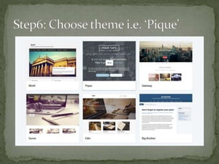 Blog Creation and Posting by Amaan Saifi