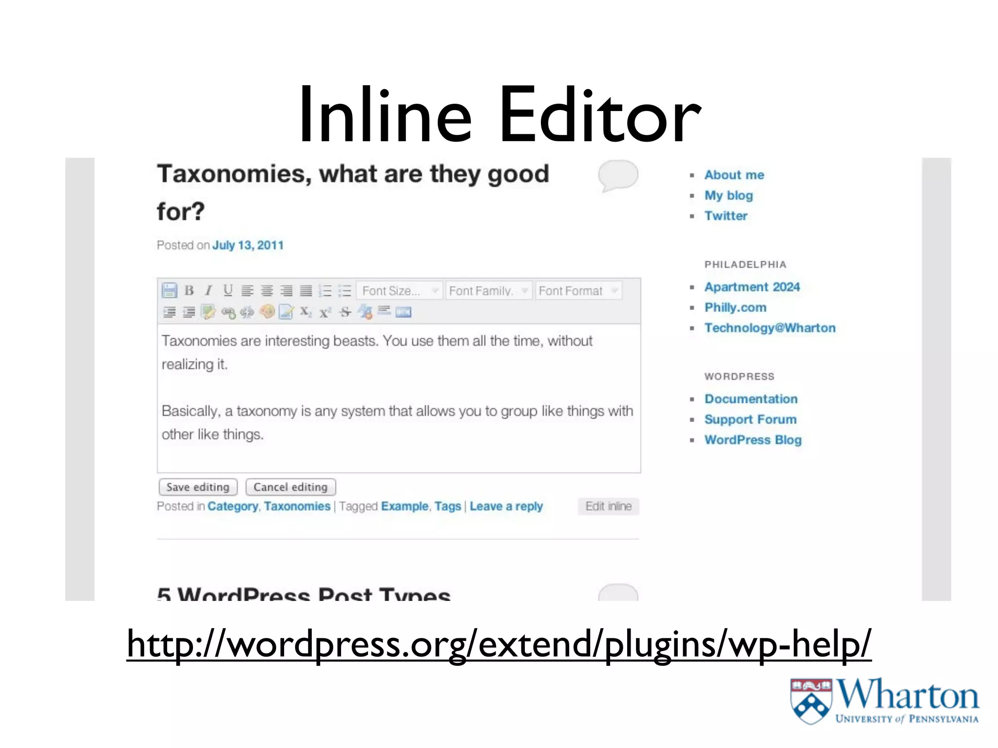 Inline Editor




http://wordpress.org/extend/plugins/wp-help/
 