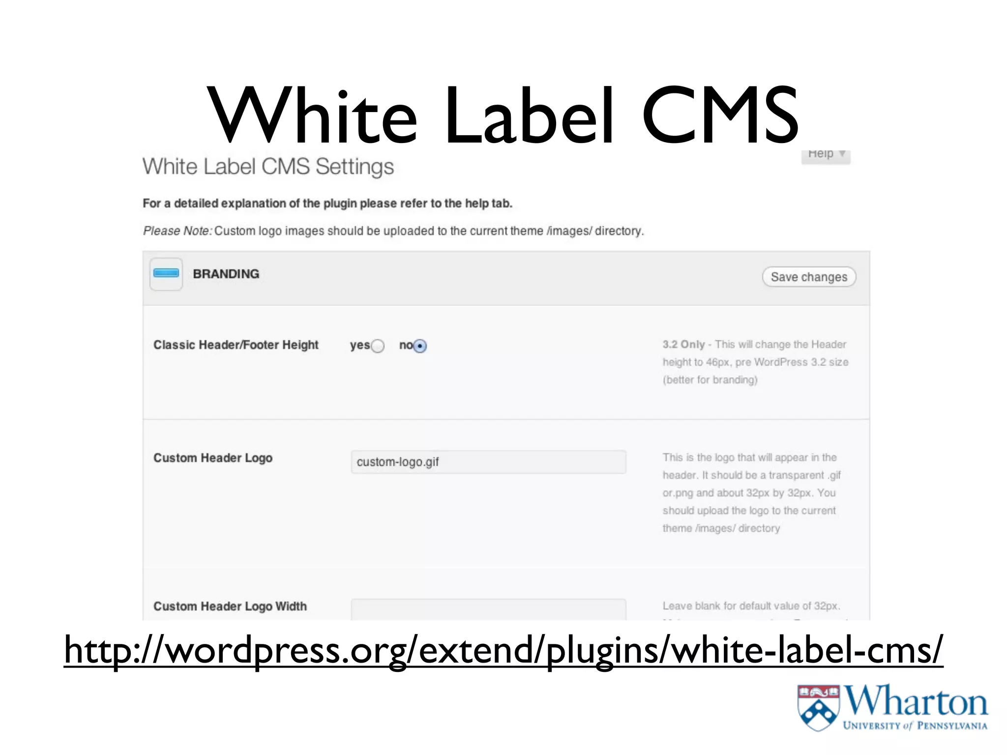 White Label CMS




http://wordpress.org/extend/plugins/white-label-cms/
 