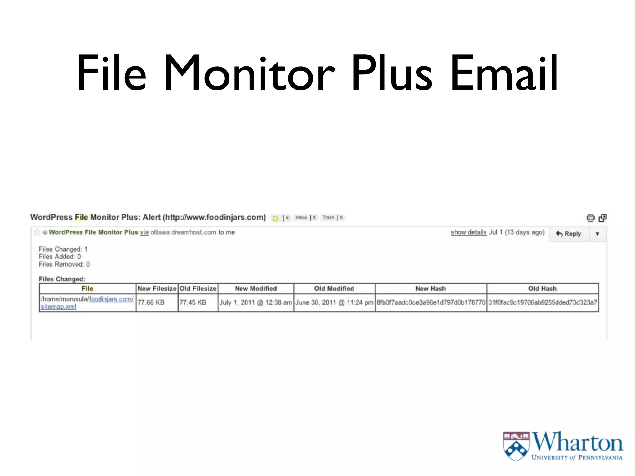 File Monitor Plus Email
 