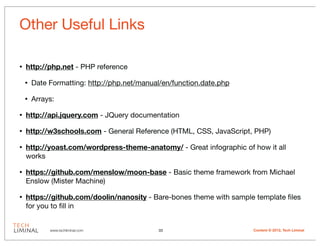 WordPress Theme Development Basics | PDF