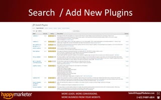 Search / Add New Plugins




2/8/2010                              25
 