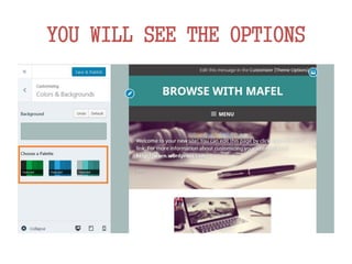 YOU WILL SEE THE OPTIONS
 