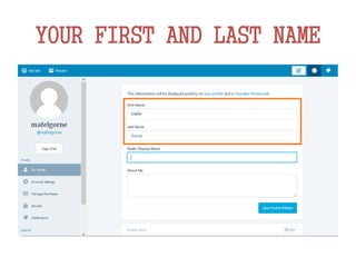 YOUR FIRST AND LAST NAME
 