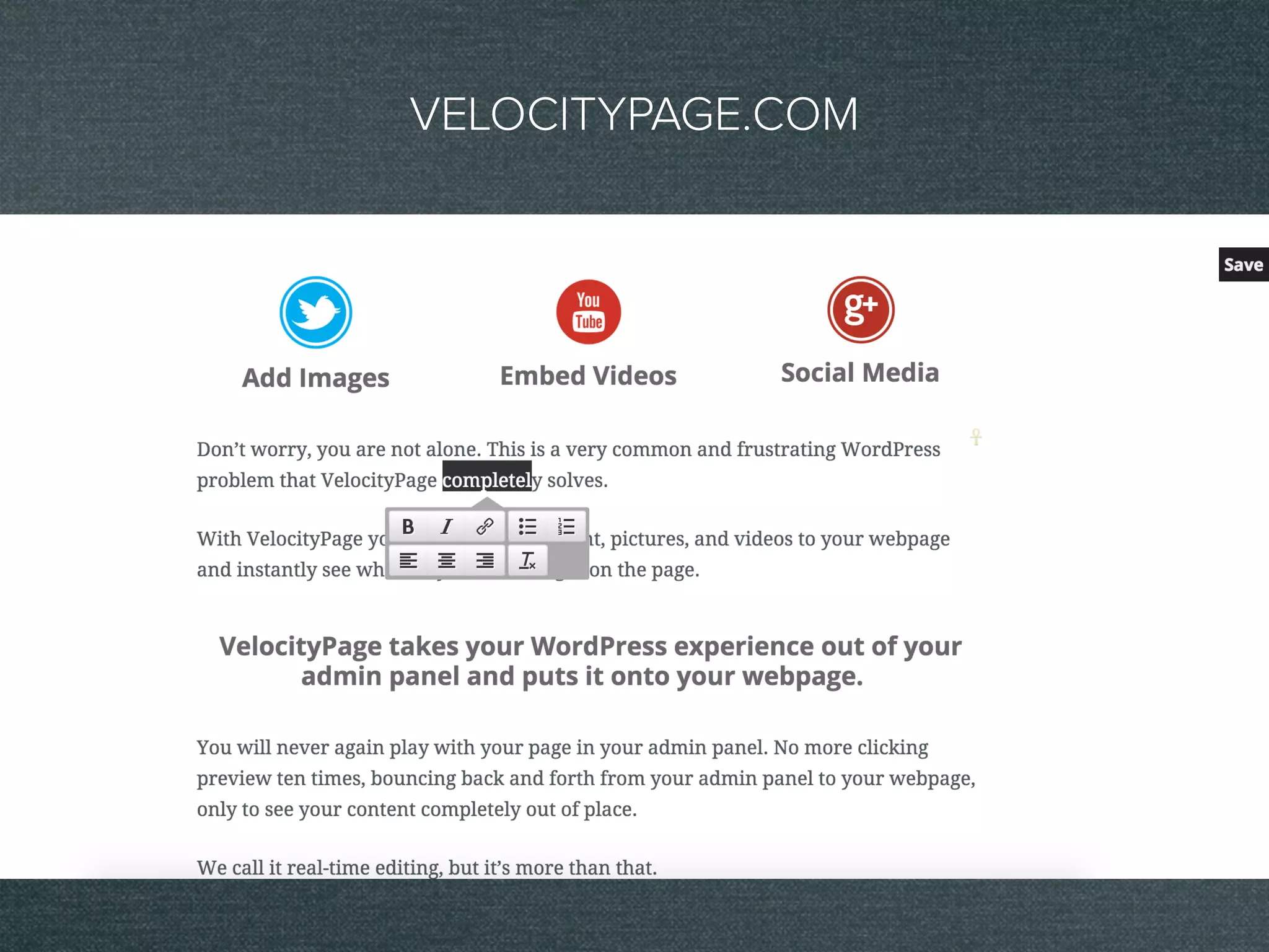 VELOCITYPAGE.COM
 