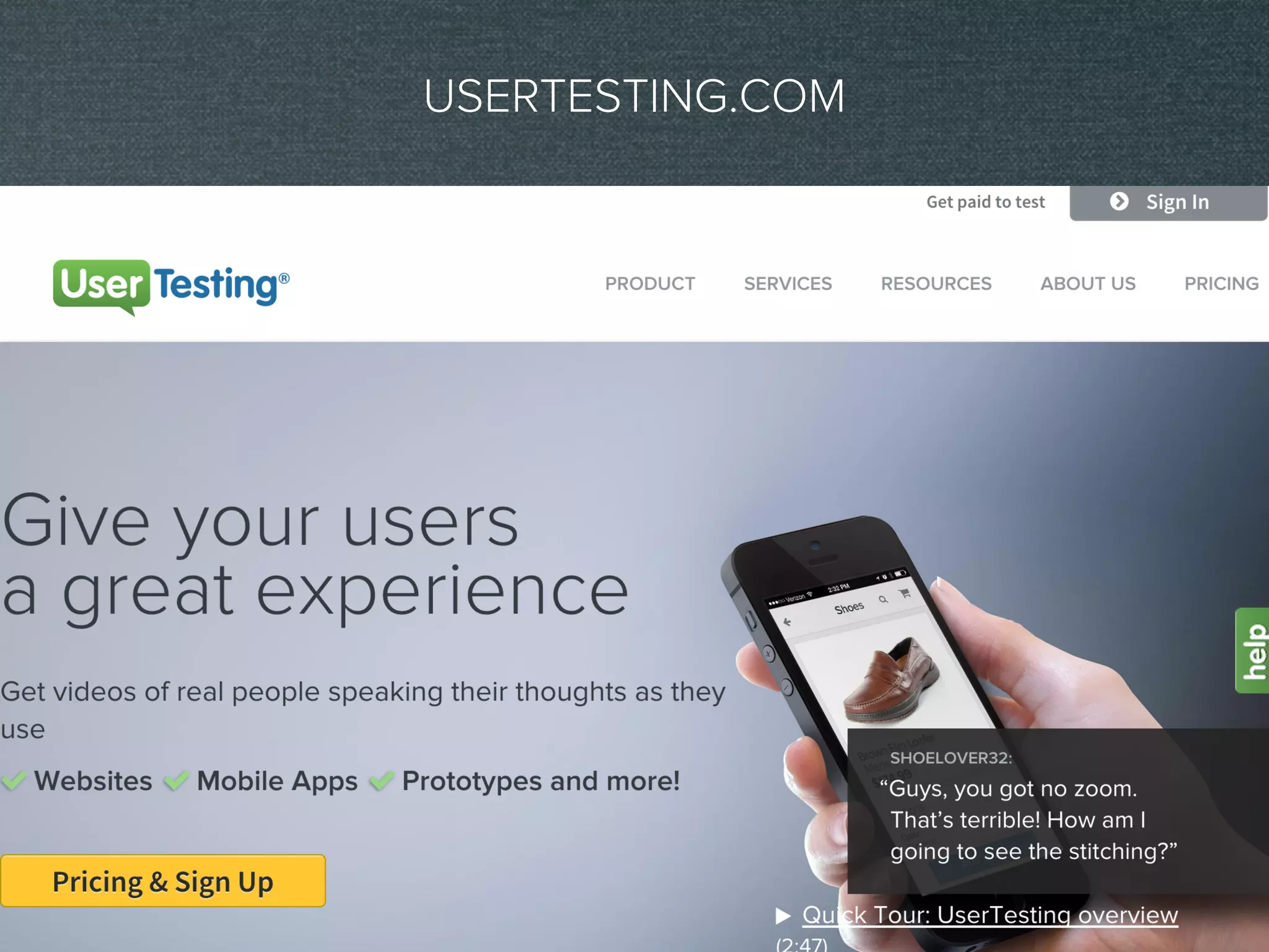 USERTESTING.COM
 