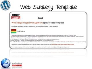 Web Strategy Template
 