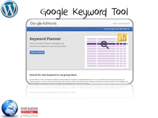Google Keyword Tool
 