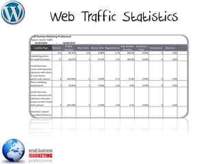 Web Traffic Statistics
 