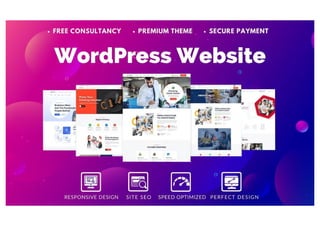 I will create responsive wordpress website using elementor pro