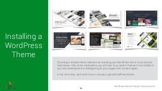WordPress Website Creation Training Course Slides | PDF
