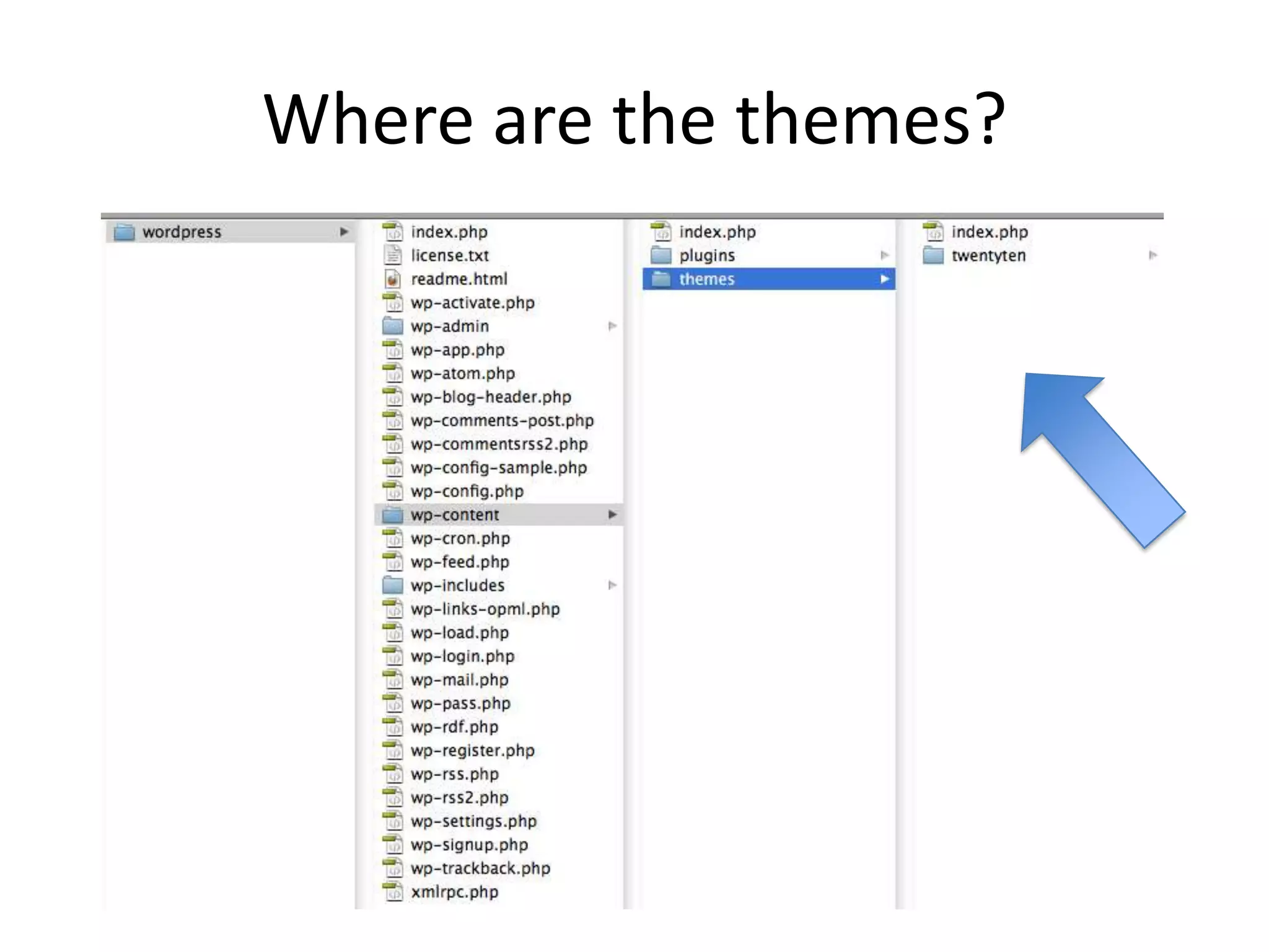 Where are the themes?