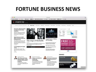 FORTUNE BUSINESS NEWS
 