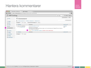 Hantera kommentarer
 