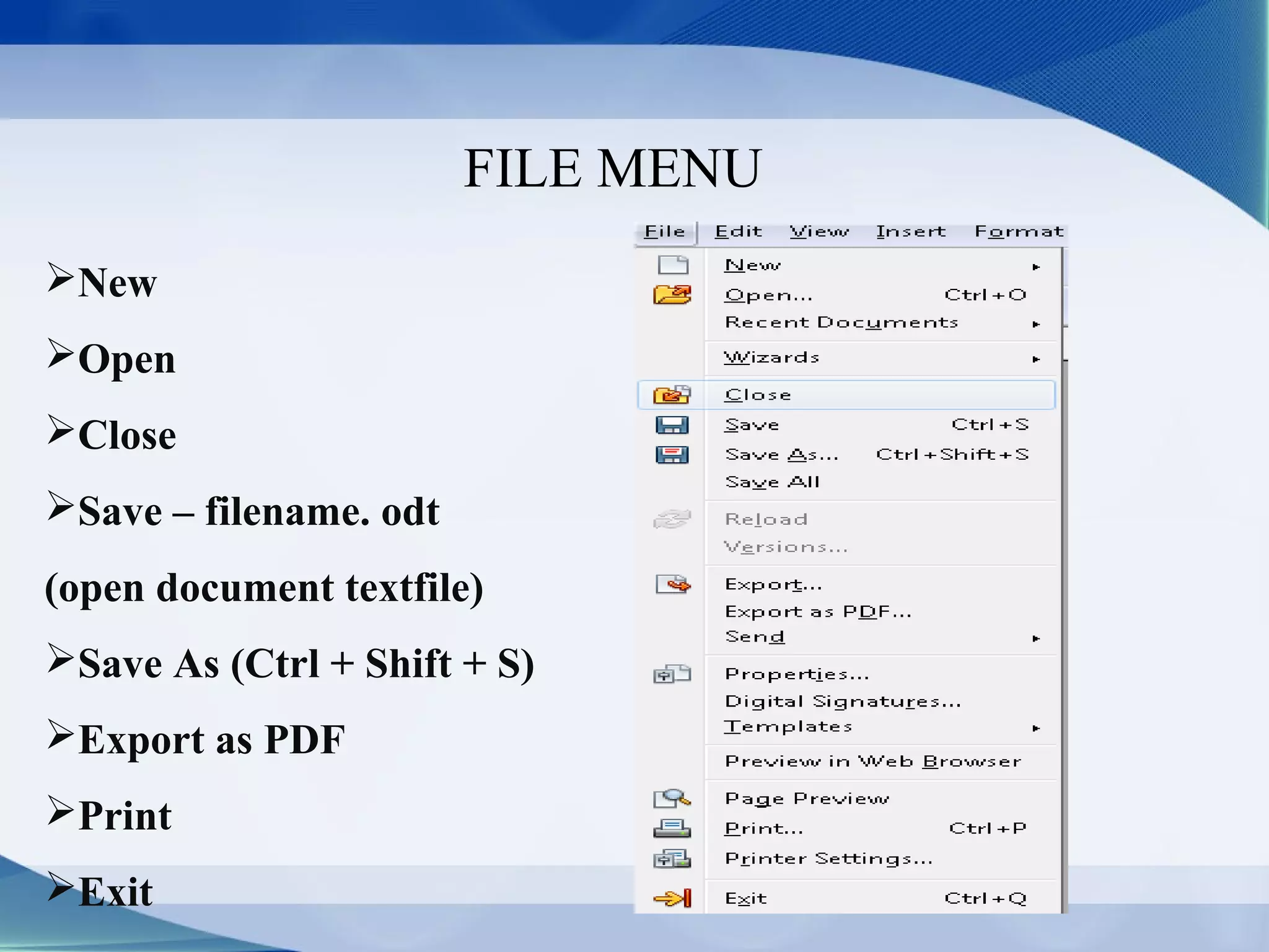 Apache Open Office Word Process -R.D.Sivakumar | PPT
