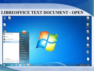 LIBREOFFICE TEXT DOCUMENT - OPEN
 