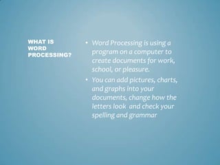 Word processing | PPTX
