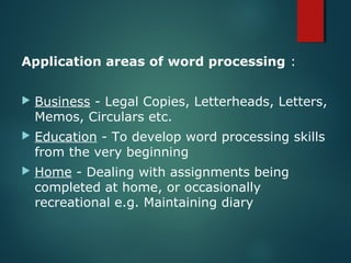 Word processing