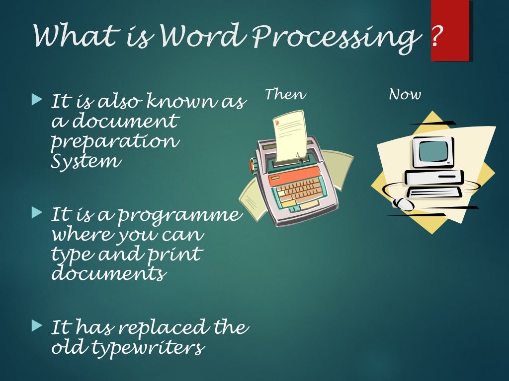 Word Processing word-processing