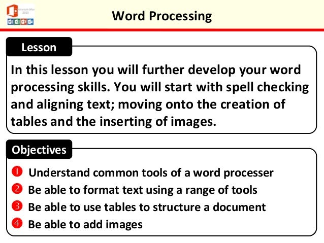 Word processing 2