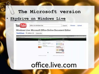 New features in Word 2007The Microsoft Office Button