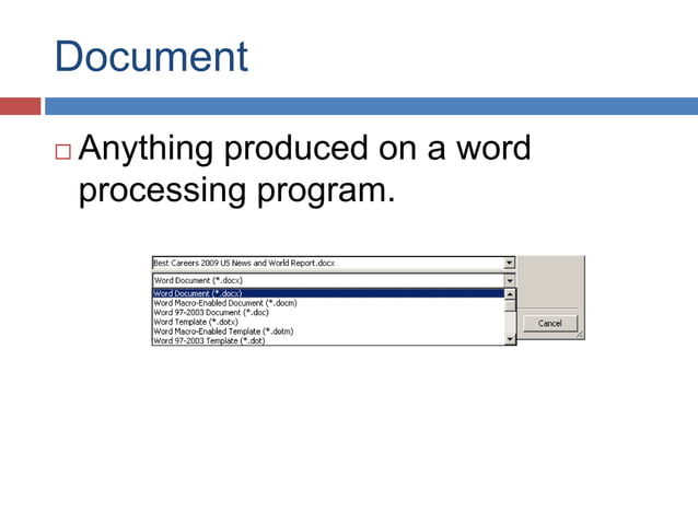 Word Processing Introduction | PPTX