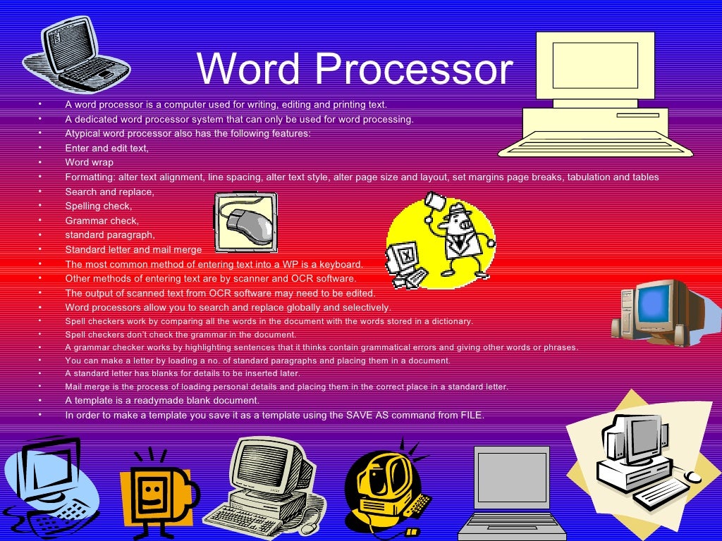 Word Processing Ppt
