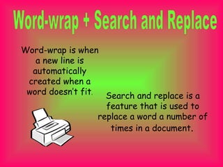 Word Processing Revision Task | PPT
