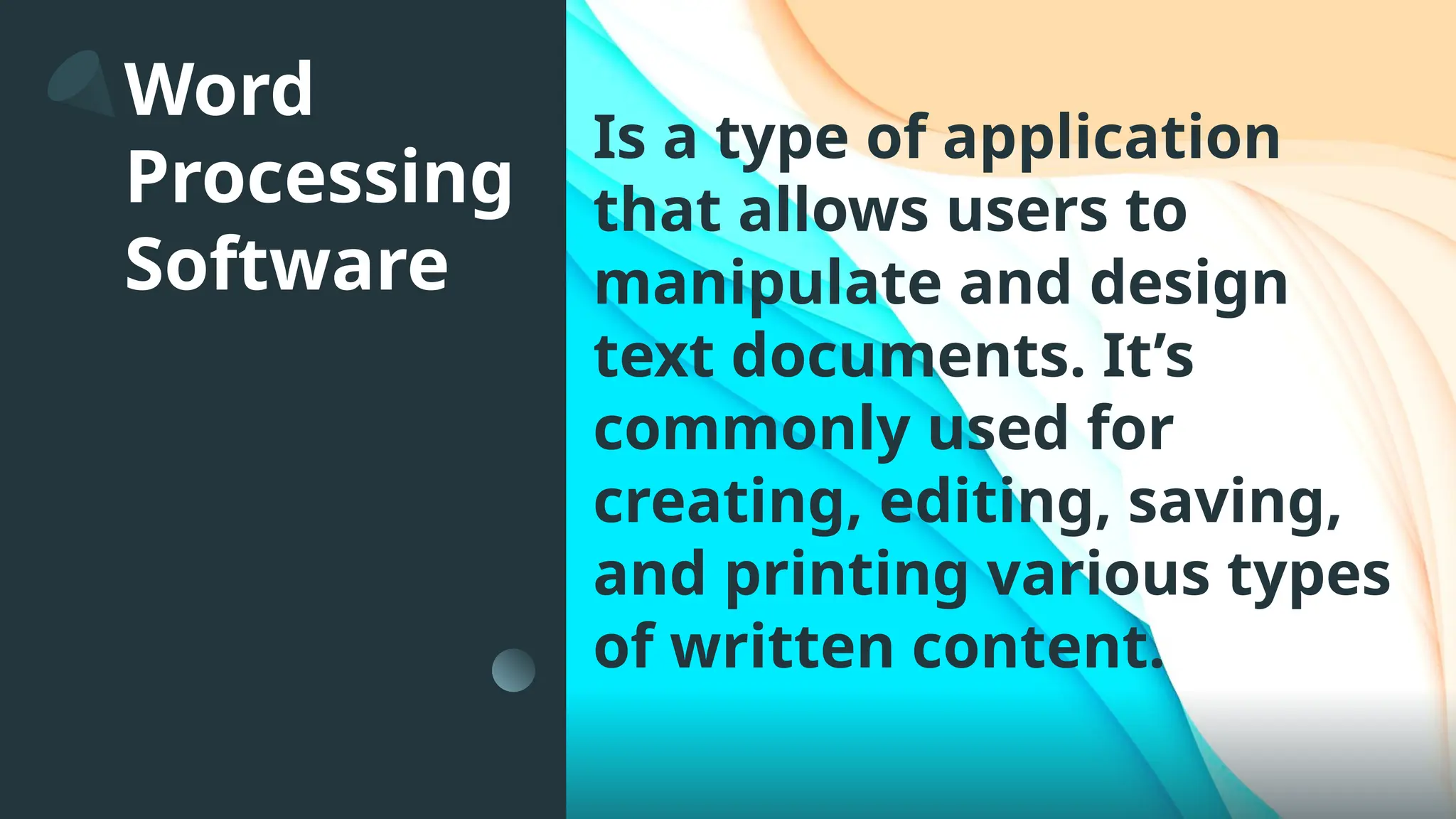 Word Processing Software in Information communication Technology | PPT