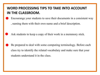 Word Processor Classroom Word processors in the classroom | PPTX
