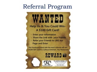 Referral Program
 
